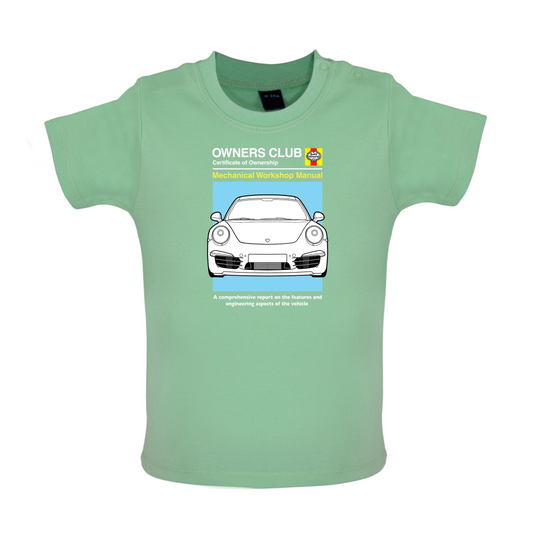 Car Owners Manual 911 Baby T Shirt