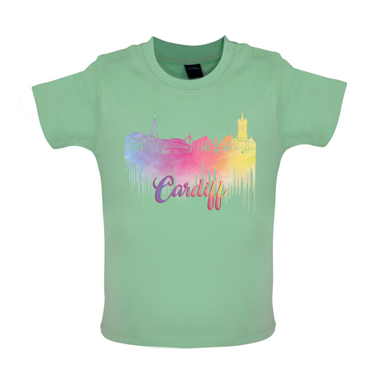 Cardiff Silhouette  Baby T Shirt