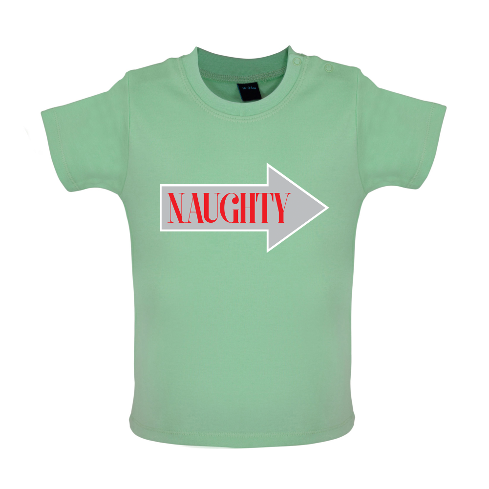 Naughty Arrow Baby T Shirt