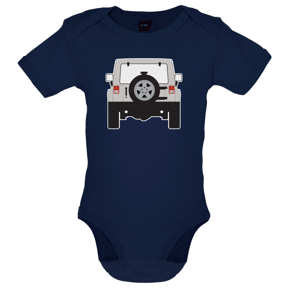 JW Rear Hyper Grey Stone Baby T Shirt