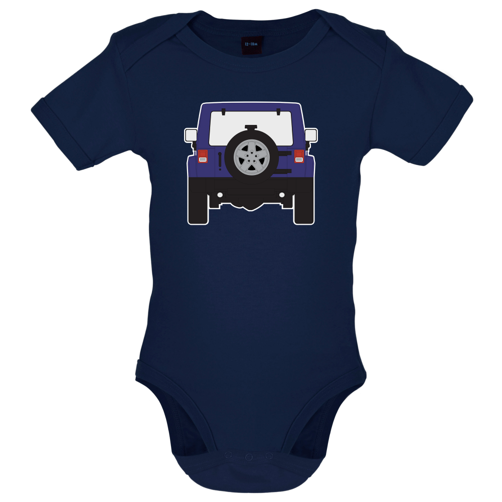 JW Rear Hyper Purple Baby T Shirt