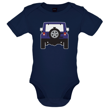 JW Rear Hyper Purple Baby T Shirt