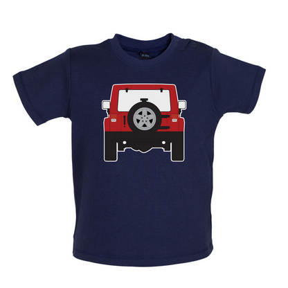 JW Rear Red Baby T Shirt