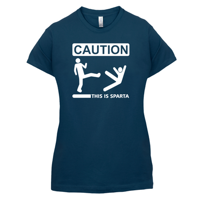 Caution This Is Sparta T Shirt