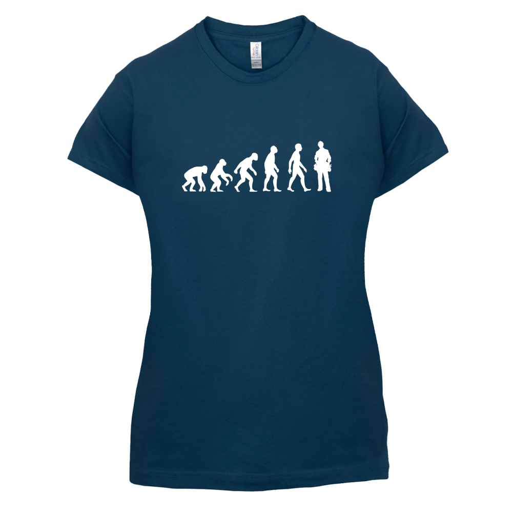 Evolution Of Man Electrician T Shirt