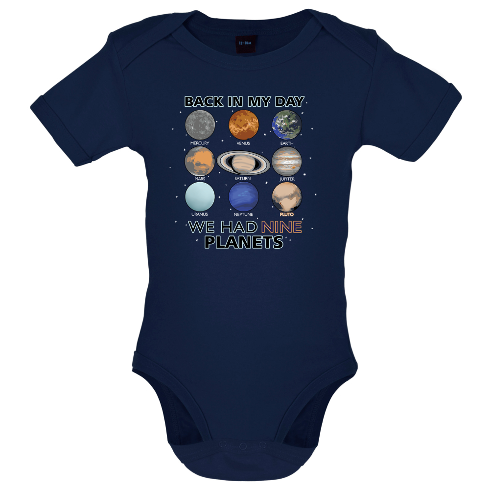 We Had Nine Planets Baby T Shirt