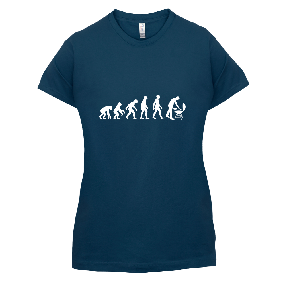 Evolution Of Man BBQ T Shirt