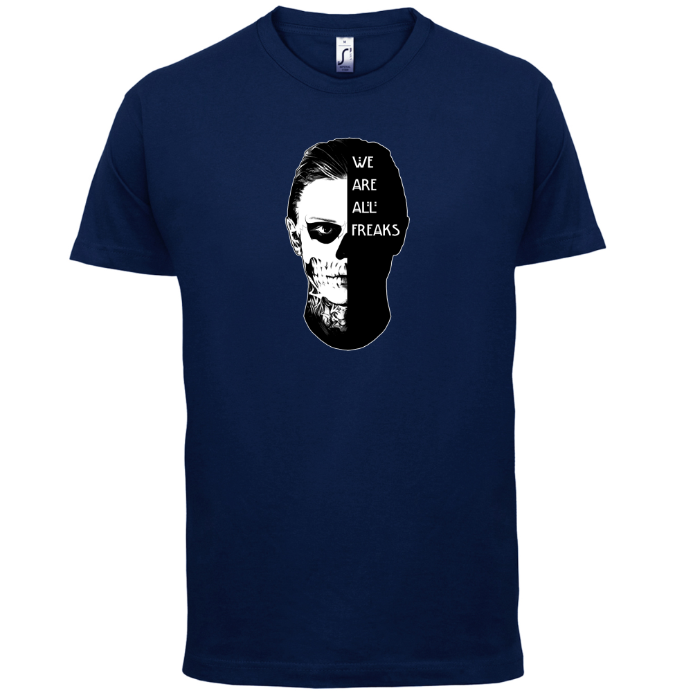 We Are All Freaks FACE Design T Shirt