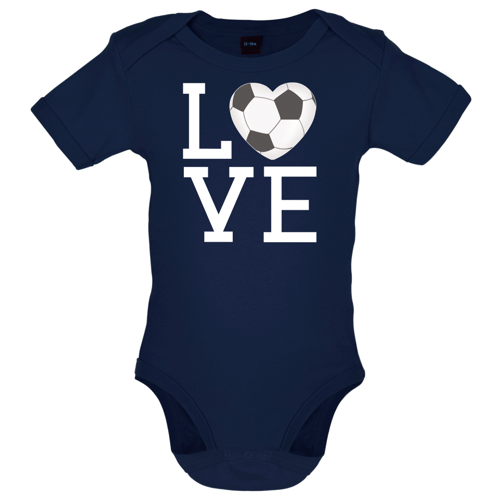 I Love Football Baby T Shirt