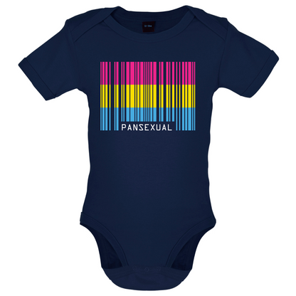 LGBT Barcode Flags - Pan Sexual Baby T Shirt