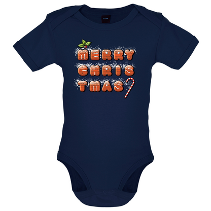 Merry Christmas Biscuits Baby T Shirt