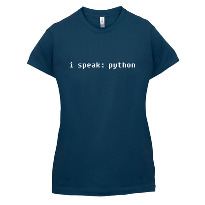 I Speak Python T Shirt