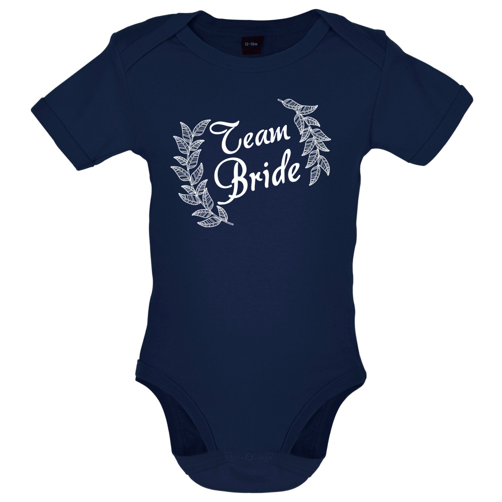 Team Bride Floral Baby T Shirt