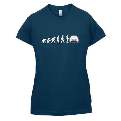 Evolution of Man Clio Driver T Shirt