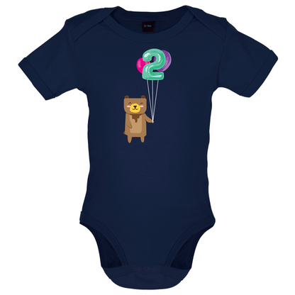 2nd Birthday Bear Baby T Shirt