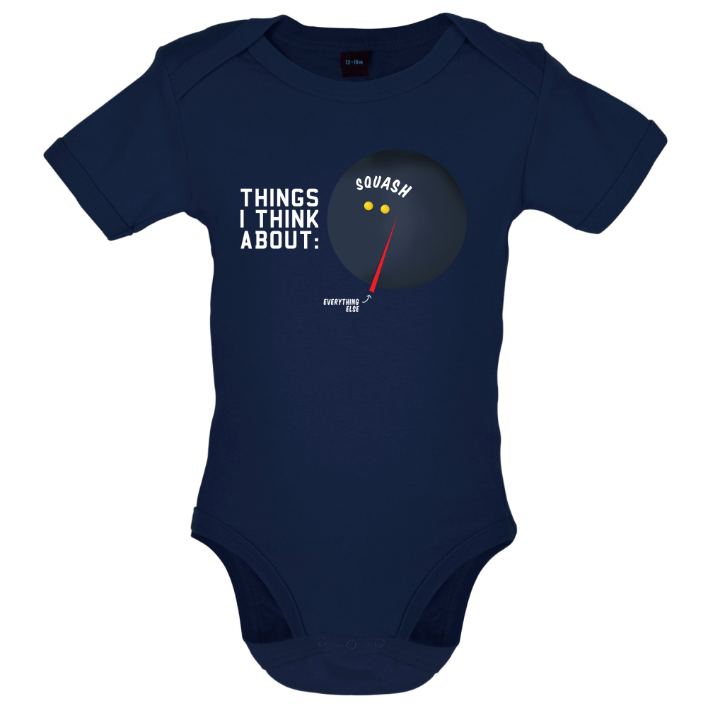 I Thiink About Squash Baby T Shirt