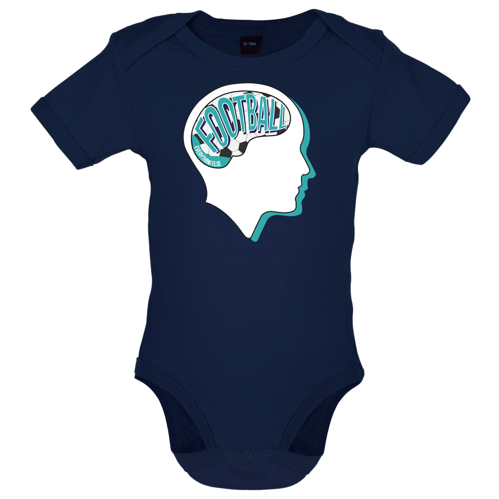 Football Is What I Think Baby T Shirt