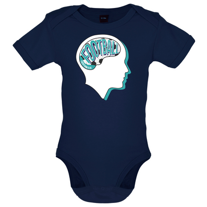 Football Is What I Think Baby T Shirt