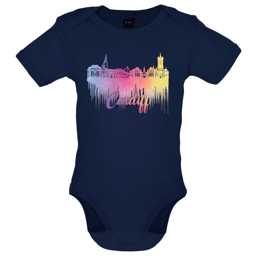 Cardiff Silhouette  Baby T Shirt