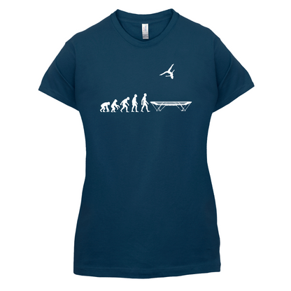 Evolution Of Man Trampolining T Shirt