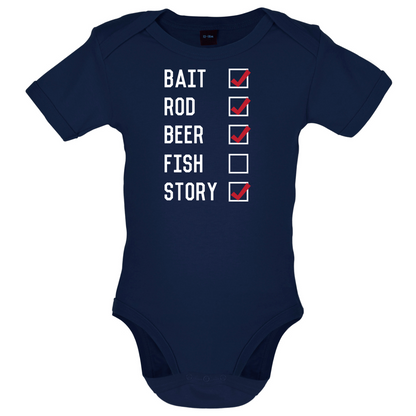 Fishing Checklist Baby T Shirt