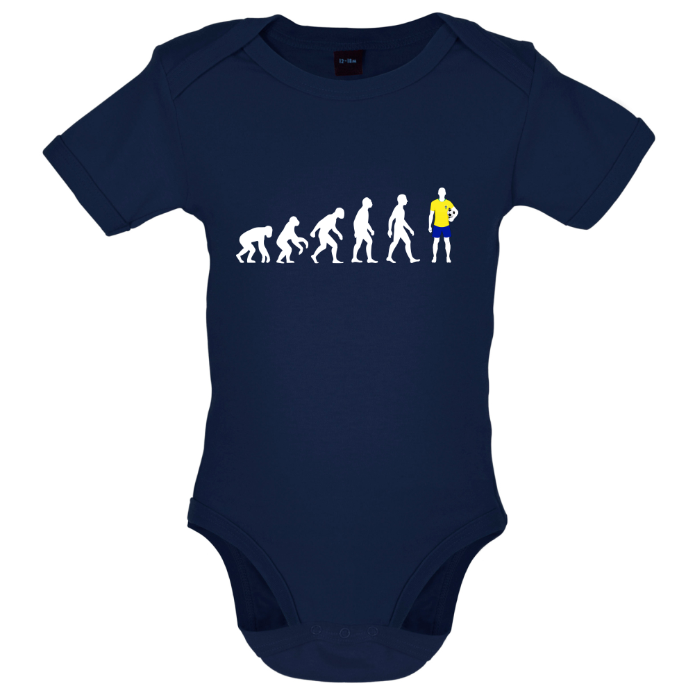 Evolution of Man - Brazil Baby T Shirt