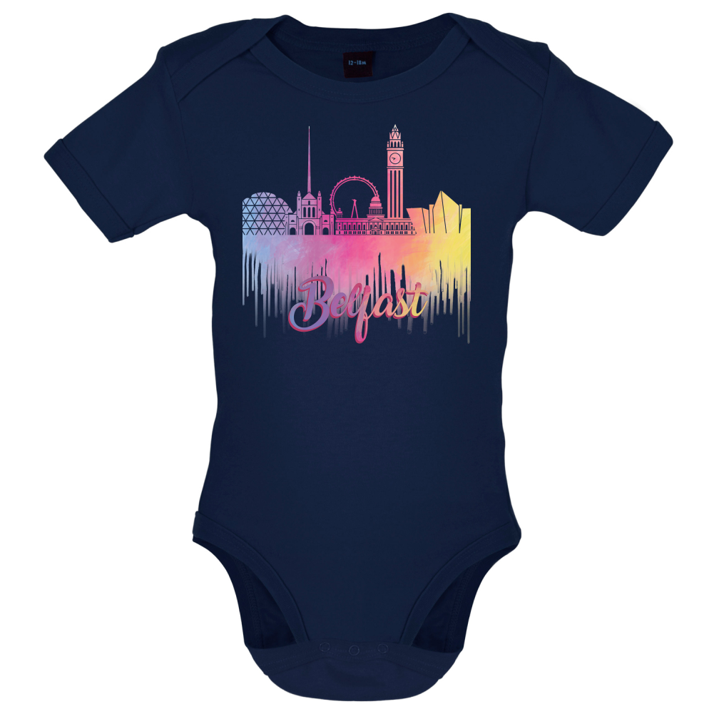 Belfast Silhouette  Baby T Shirt