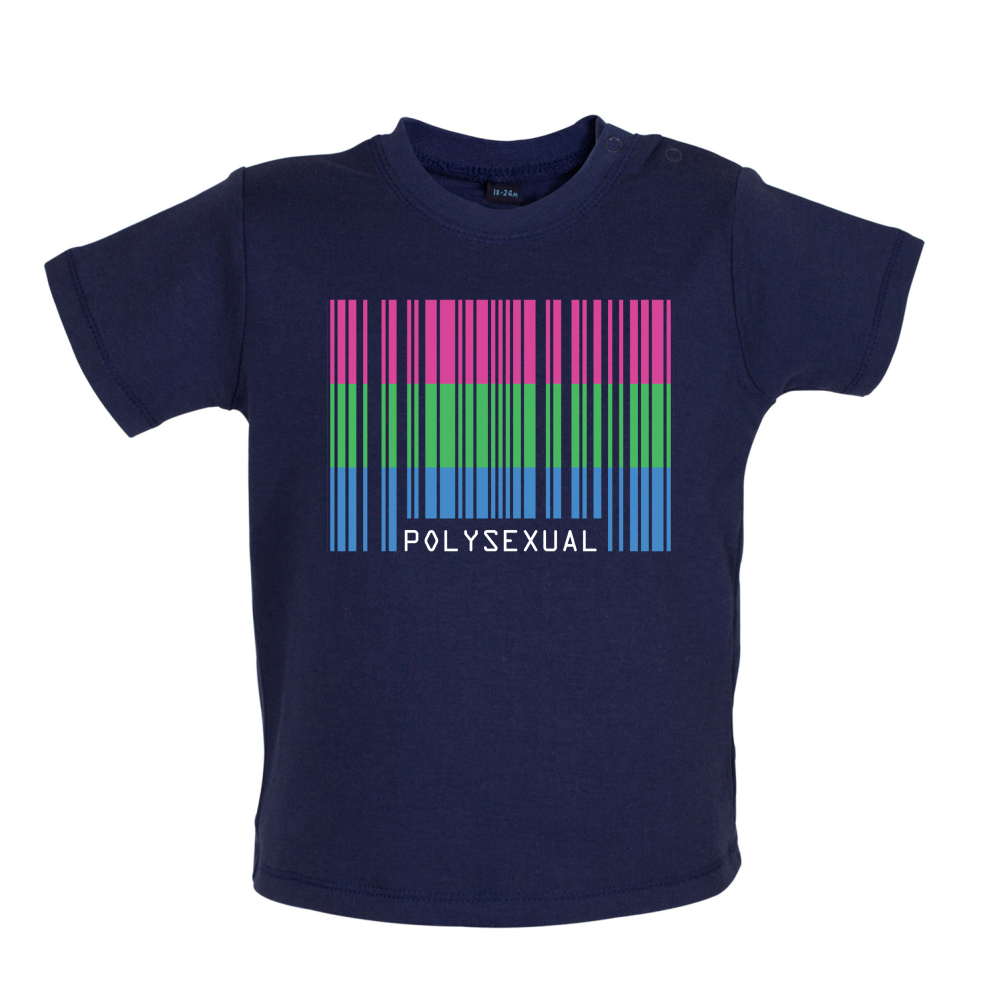 LGBT Barcode Flags - PolySexual Baby T Shirt