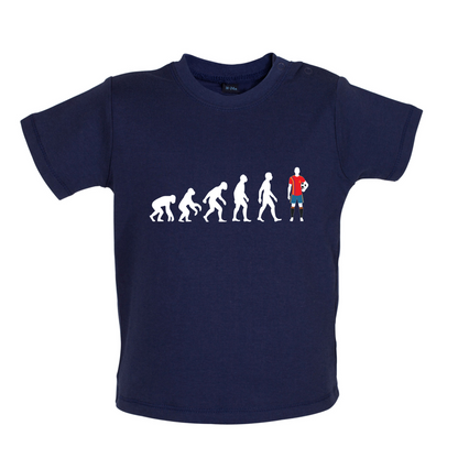 Evolution of Man - Spain Baby T Shirt