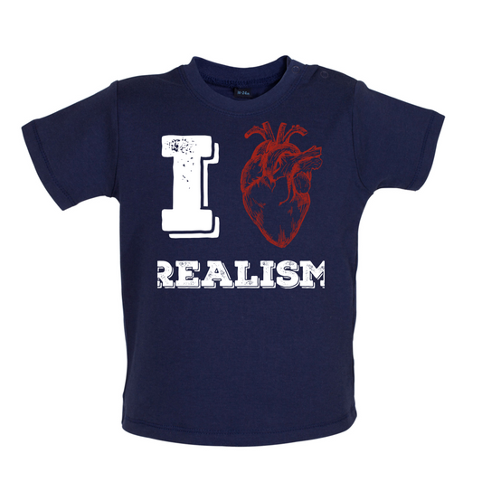 I Heart Realism Baby T Shirt