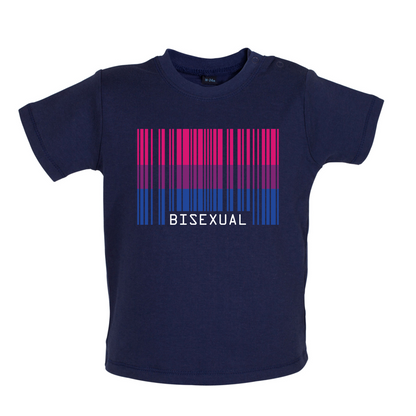 LGBT Barcode Flags - Bisexual Baby T Shirt