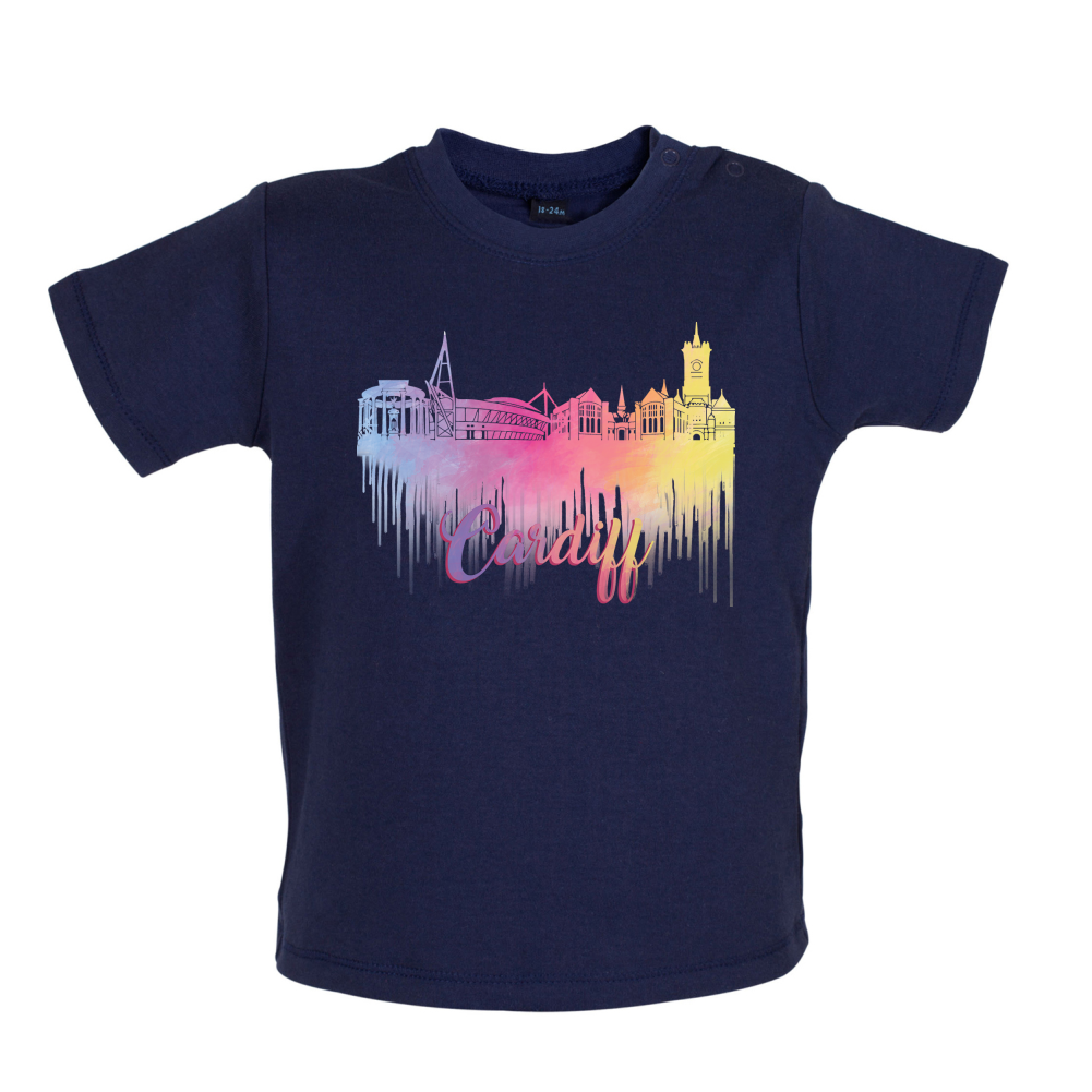 Cardiff Silhouette  Baby T Shirt