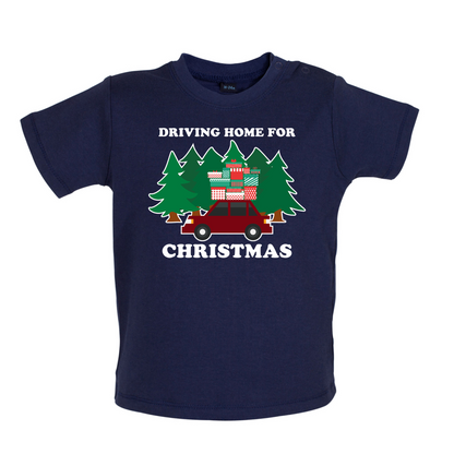 Driving Home For Christmas Baby T Shirt