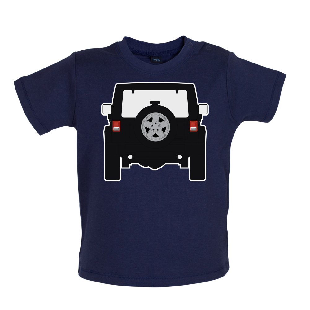 JW Black Rear Baby T Shirt