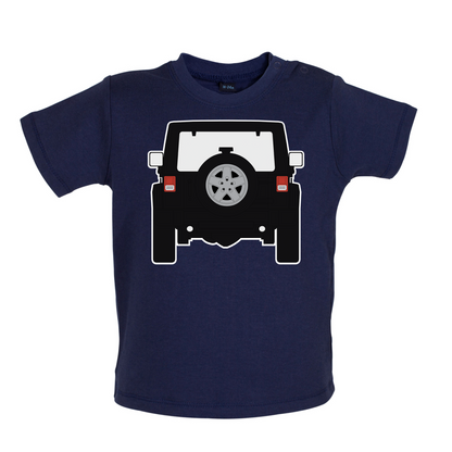 JW Black Rear Baby T Shirt