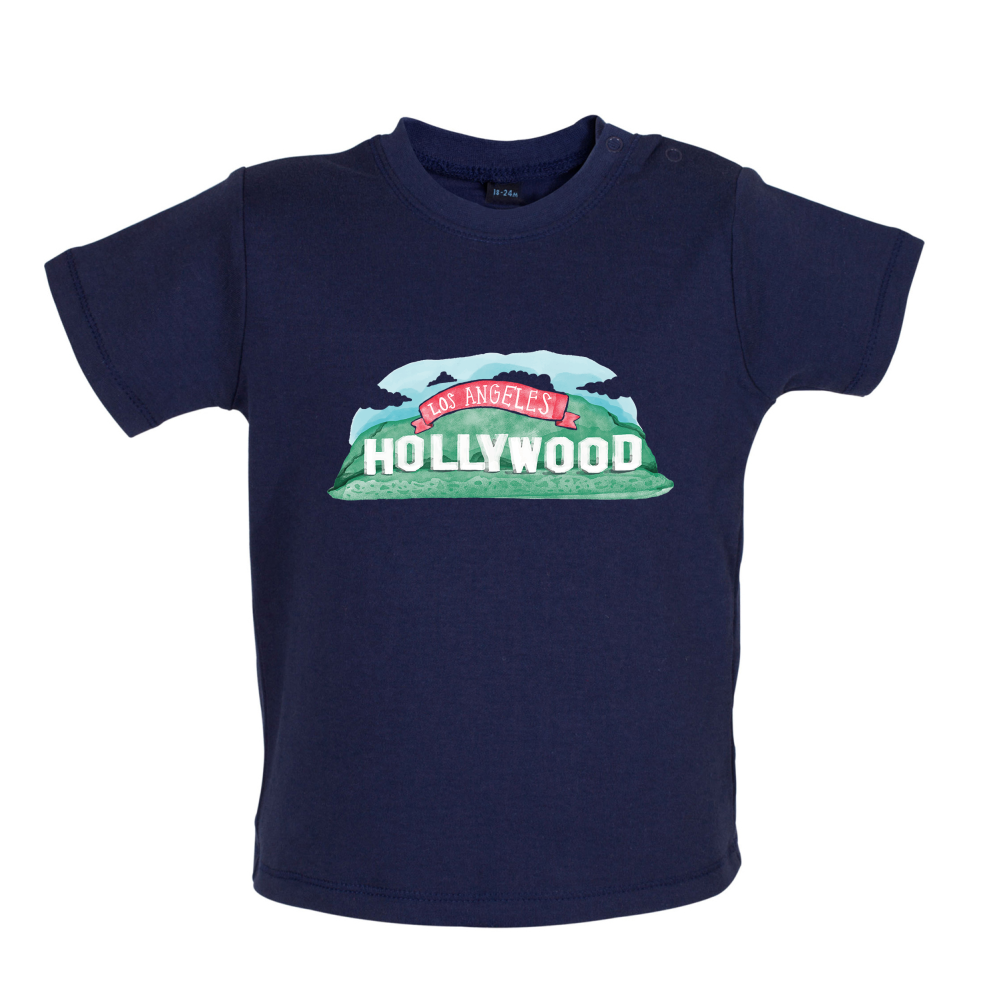 Hollywood Sign Baby T Shirt