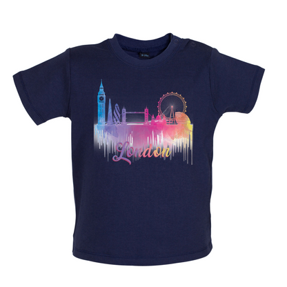 London Sillhouette  Baby T Shirt