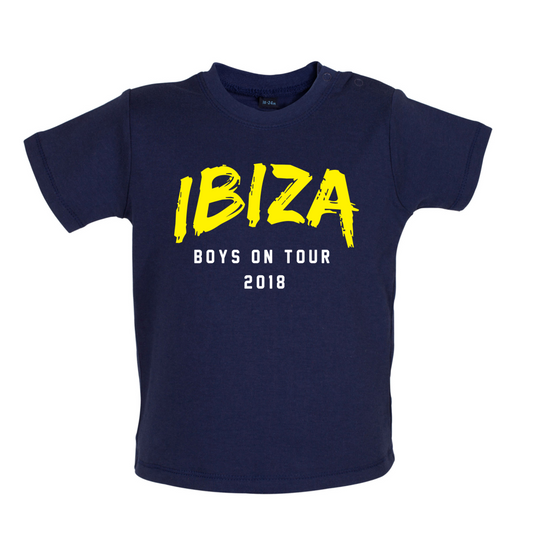 Boys On Tour Ibiza Baby T Shirt