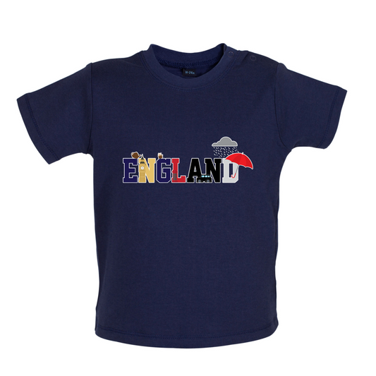 England (Icons) Baby T Shirt