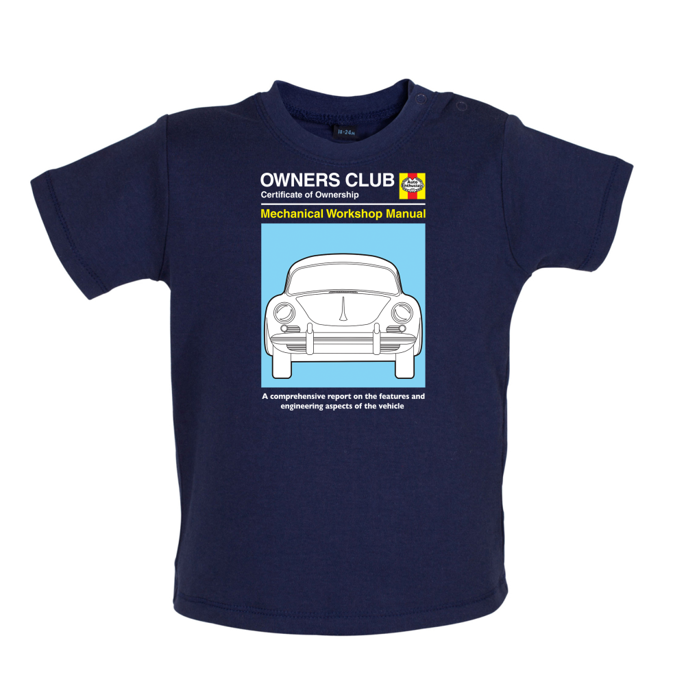 Car Owners Manual 356 Baby T Shirt