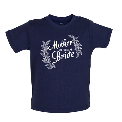 Mother Of The Bride Floral Baby T Shirt