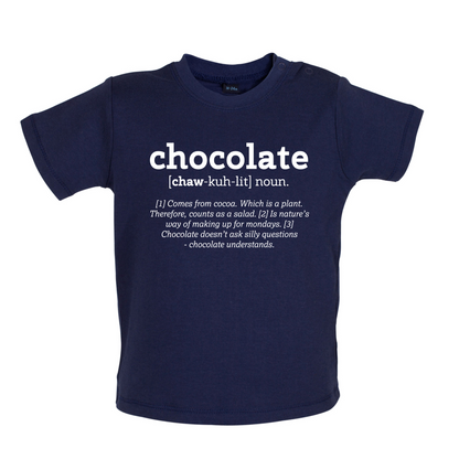 Definition Chocolate Baby T Shirt