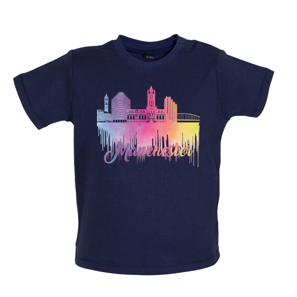 Manchester Silhouette  Baby T Shirt