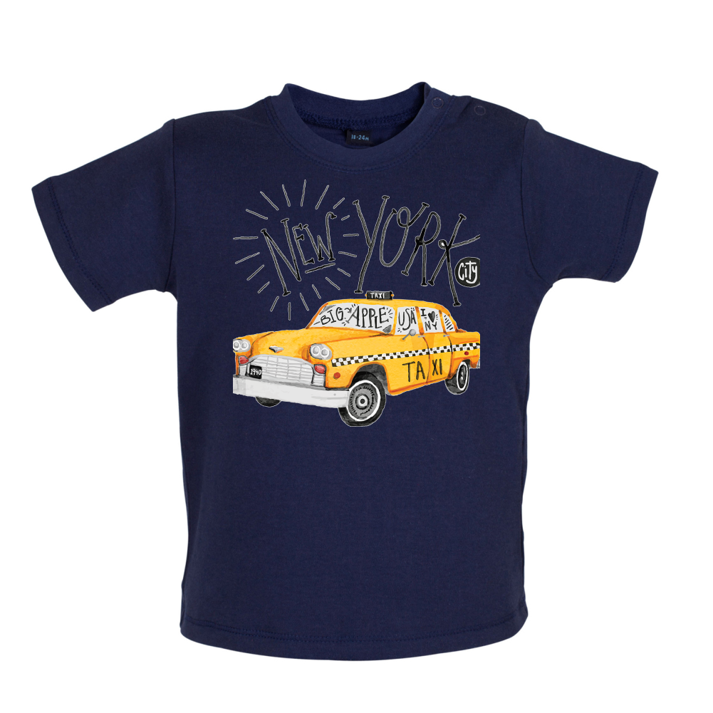 Yellow Taxi NYC Baby T Shirt