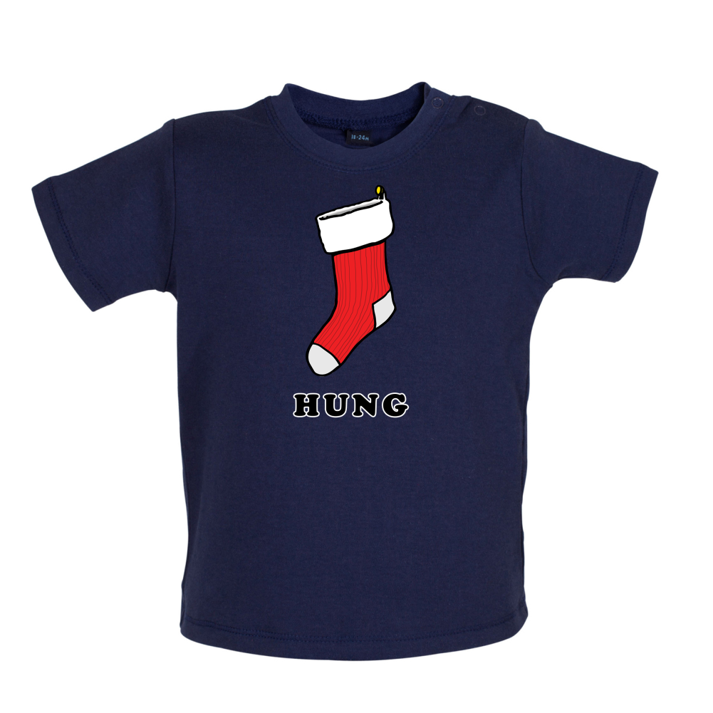 Hung Stocking Baby T Shirt