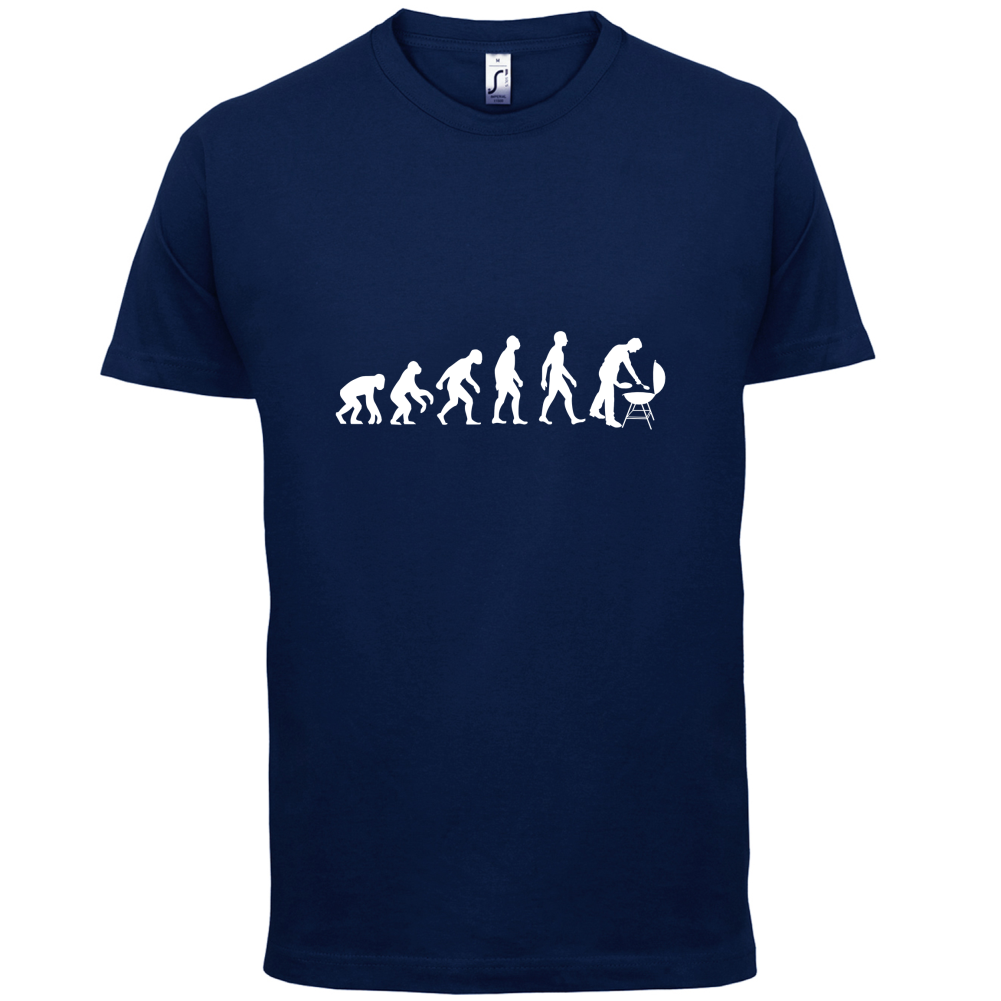 Evolution Of Man BBQ T Shirt