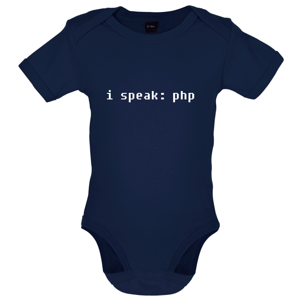 I Speak php Baby T Shirt