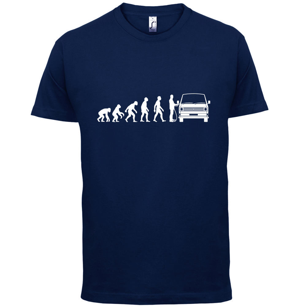 Evolution of Man T3 - T25 Campervan T Shirt