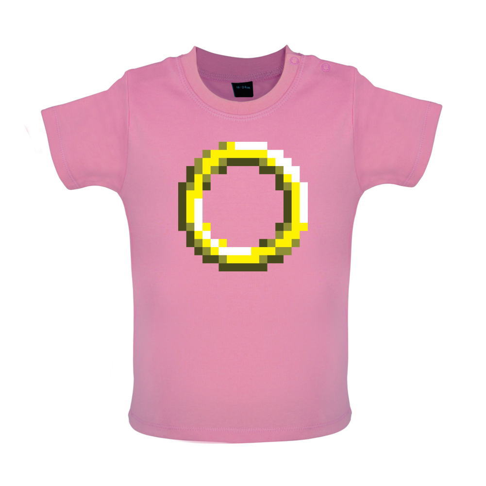 Retro Pixel Ring Baby T Shirt
