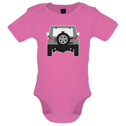 JW Rear Hyper Silver Baby T Shirt